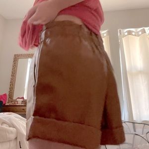 super cute leather shorts!!